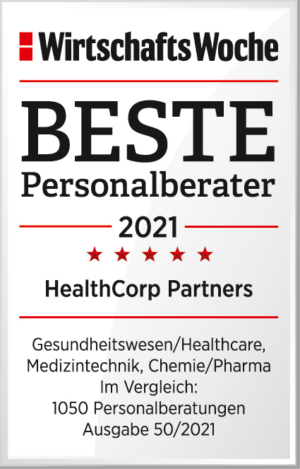 Wirtschaftswoche - Beste Personalberater 2021: HealthCorp Partners